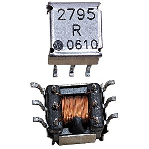 S221-2795-R0 - Transformador Magnético de Montagem SMD 6 Terminais