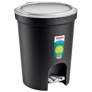 Sanremo Lixeira Red 13,5L em Plástico com Acionamento por Pedal