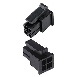 Conector Fêmea Micro-Fit 3.0 Molex 43025-0400 4 Pinos (2x2)