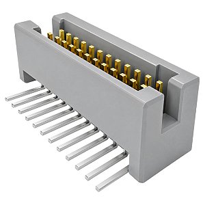 Barra de Pinos Macho 20 Vias Passo 1,27mm para PCI TFC-110-01-F-D-RA