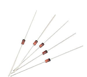 Diodo Zener 6.2V RD6.2EB1 500mW Encapsulamento DO-35 NEC