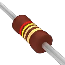 Resistor Fixo 120KΩ 120000 Ohms 1 Watt 5% Filme Metálico Axial