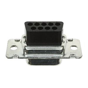conector D-Sub DB9 (DB-09) Fêmea 9 Vias Ângulo Reto Soldagem em Fio