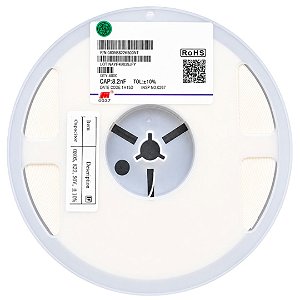 Rolo 4000 Capacitores MLCC SMD 8.2nF 50V X7R 0805 10% (0805B822K500NT)