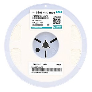 Rolo 5.000x Resistor 3R3 3.3 Ohms SMD 0805 1/8W 1% (FRC0805F3R30TS)