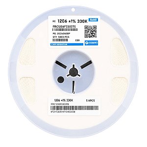 Resistor Chip SMD 330K 1206 1/4W 1% FRC1206F3303TS - Rolo 5.000 Peças