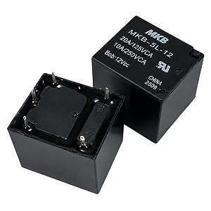 Relé de Potência MKB-5L-12 12VDC 20A 5 Terminais