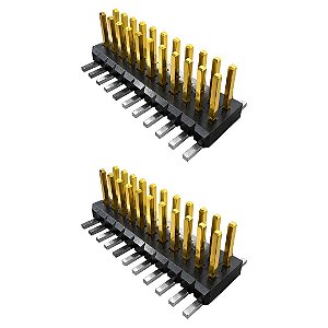 Conector Header 22 Vias (2x11) SMD Macho Passo 1.27mm (FTS-111-03-L-DV-P)