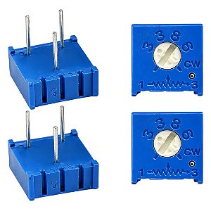 Potenciômetro Trimpot 3386F Horizontal Linear 10R 10 Ohms