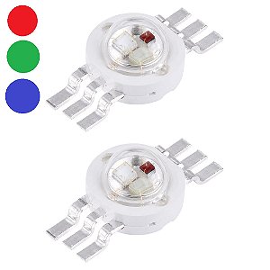 LED de Potência SMD RGB 9W Epileds Modelo JH-9RGB14G45-S2