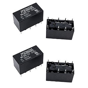 Relé Plug-in 8 Pinos Bobina 5VDC 2A Metaltex (ML2RC-5V)