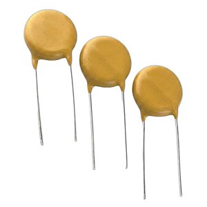 AVX 5SR682MBHCA - Capacitor Cerâmico de Disco 6.8nF 1kV 1000V Y5U