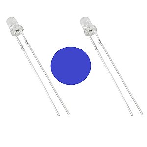 Foryard LED Azul 3mm 3500-4000MCD Alta Intensidade FYL-3014UBC1A
