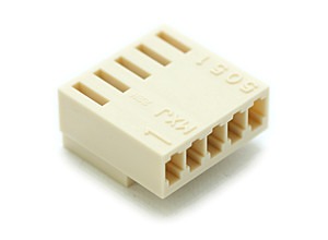 Conector Fêmea 5 Vias Passo 2.54mm 180° DS1070-SCV05