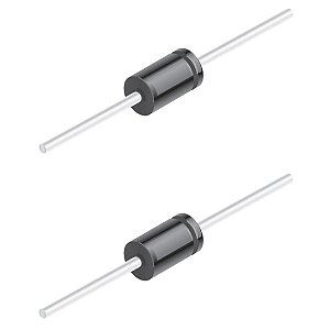 1N5817 Diodo Schottky 20V 1A Axial DO-41 PTH