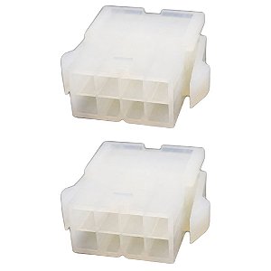 JS-1148-08 Conector Mini Fit Macho 8 Contatos 2x4