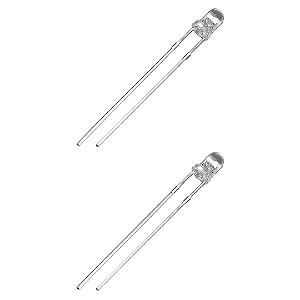 LED Difuso Branco 5mm Through Hole 630-650nm 20mA (1L0531S11AOCA201)