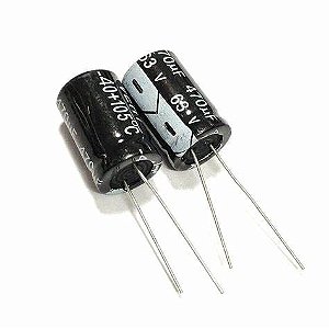 Capacitor 470uF 63V Eletrolítico Radial 85°C 13x20mm