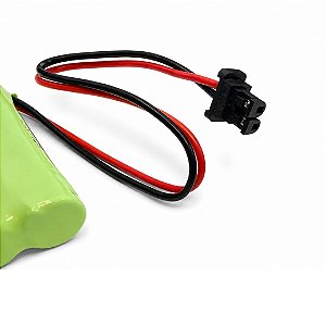 Bateria Ni-MH 3,6V 600mAh AAA 2,16Wh Pack com Conector