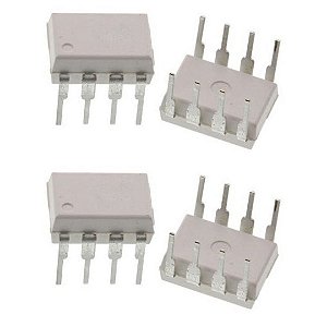 CI Optoacoplador TLP521-2 DIP8 Branco Isolação Óptica Fototransistor