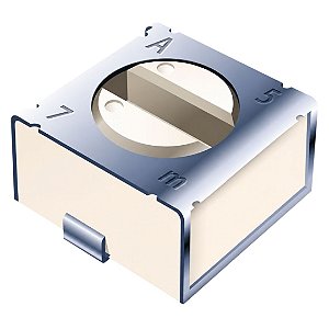 Potenciômetro de Ajuste Fino 2K 2mm (3312J-1-202E) Tolerância 20%