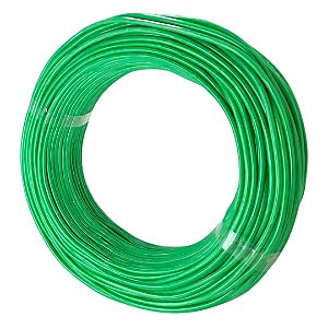 Fio Flexível 26AWG 0,14mm² Verde - Bobina 100 Metros para Eletrônica