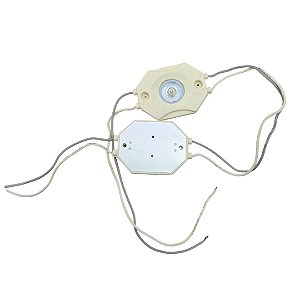 PO511F-W Kit com 2 Módulos LED Branco SMD 2W Alimentação 12V