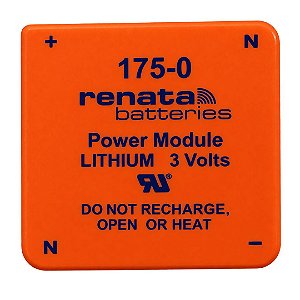 Módulo Bateria Moeda CR2032 Renata 3V 235mAh com Conector 2 Pinos