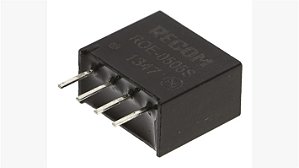 Módulo Isolador CC/CC ROE-0505S 5V 1W – Conversor DC/DC SIP-4