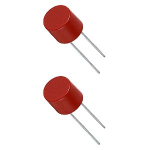 Pico Fusível Redondo 8mm Vermelho 250V 1,6A Código T1.6A