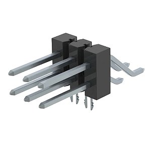 Barra Pinos Dupla 6 Vias Macho Horizontal SMD 2,54mm TSM-103-02-T-DH