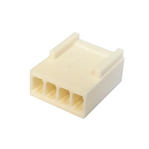 Alojamento Conector Molex KK 4 Posições Fêmea 2,54mm 180° 5051-04