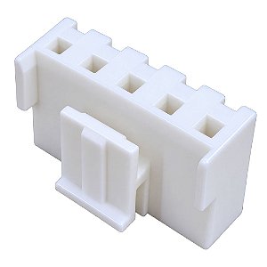 Alojamento para Terminal KK 5 Polos Fêmea Passo 3,96mm com Trava