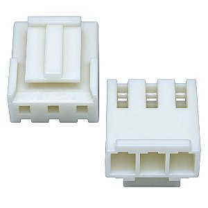 Alojamento KK 3 Pinos Fêmea Passo 3.96mm com Trava (I-DS1073-SCW003)