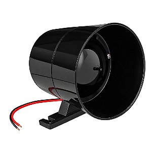 Buzzer Sirene Piezoelétrico 12V 120dB 200mA para Sistemas de Segurança