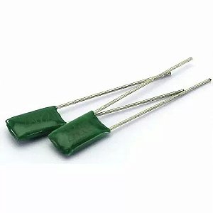 Capacitor de Filme 68nF 100V ±10% Passo 5mm