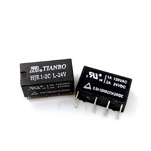 Relé Eletromecânico HJR1-2CL-24V 24V 2A 8 Pinos Tianbo