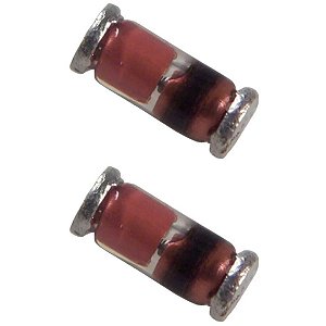 Diodo Zener ZM4742A 12V 1W Encapsulamento MELF DO-213AB SMD