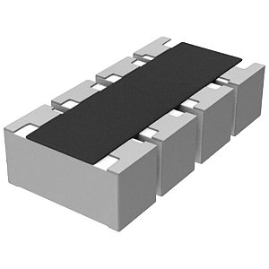 Rede de Resistores SMD 10 Ohms 0804 CRB2A4E100JT 5% - Lote 100 Peças