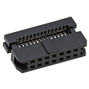Conector Latch Fêmea 14 Vias Dupla Fileira 2x7 para Cabo Flat (FC-14P)