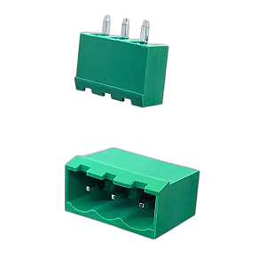 Borne Plugável Macho 3 Vias 5,08mm Fechado ZBF400VC-5.08-03P