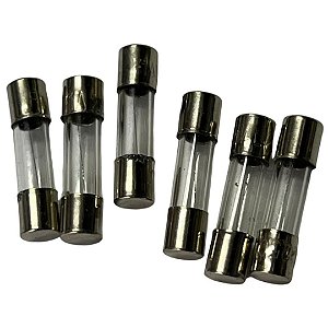 Fusível Rápido 6.25A 250V Corpo de Vidro 6x32mm Part Number V-3AGKF
