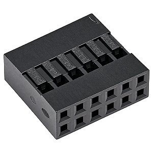 254312HA298 - Conector MODU 12 Vias Dupla Fileira 2x6 2,54mm