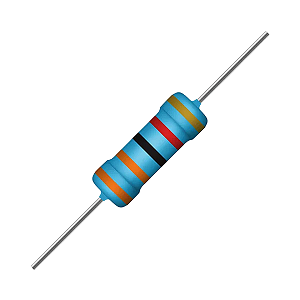 Resistor 33K 2W Filme Metálico Montagem Axial 5%