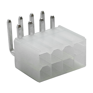 Conector Header Mini-Fit 8 Vias Macho Horizontal 4,20mm PCB BR5569-08R