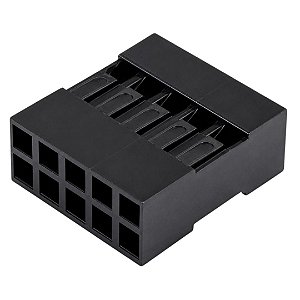 Conector Alojamento MODU 10 Posições 2x5 Passo 2,54mm 254310HA298