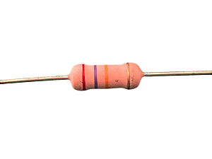 Resistor 27K Ohms 2W 5% Axial para Circuitos Eletrônicos