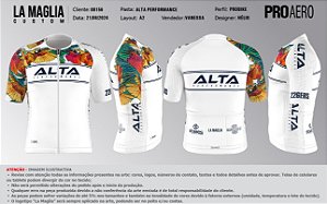 JERSEY BRANCA -  Modelo Slim Pró Aero