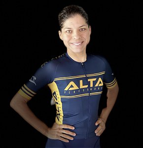 Jersey Azul e Amarelo - Elite Pró - Alta Performance Ciclismo