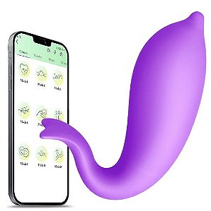 Vibrador Golfinho controlado App 10 modos - Lover Viber